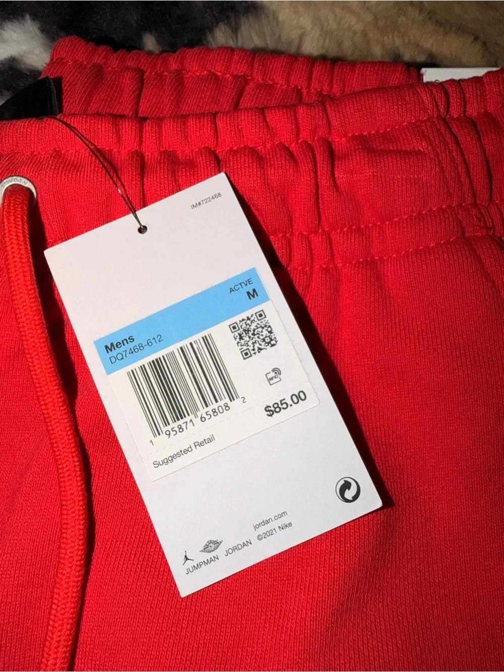 Jordan waistband adjustable drawstring
